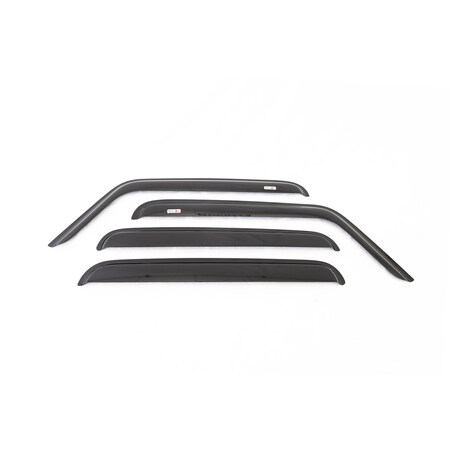 RUGGED RIDGE WINDOW RAIN DEFLECTORS, 07-16 JEEP WRANGLER UNLIMITED(JK) 11351.12